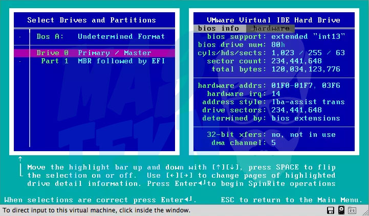 Pilih Drive / Partisi yang Akan Diperbaiki
