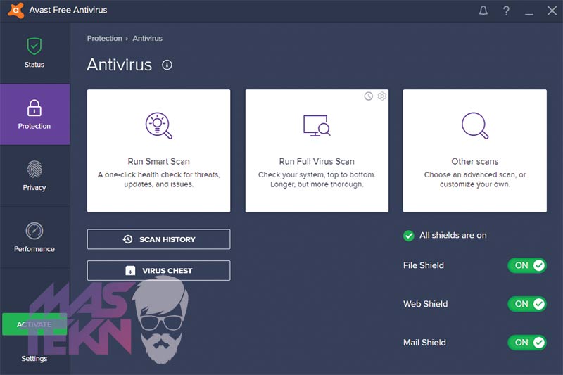 menghapus virus di pc