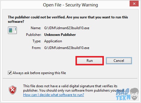 cara install aplikasi internet download manager idm 