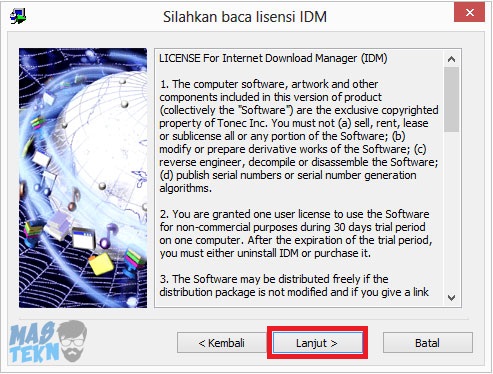 cara install aplikasi internet download manager idm 