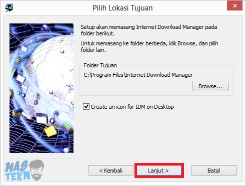 cara install aplikasi internet download manager idm 
