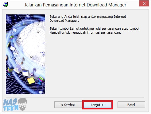 cara install aplikasi internet download manager idm 