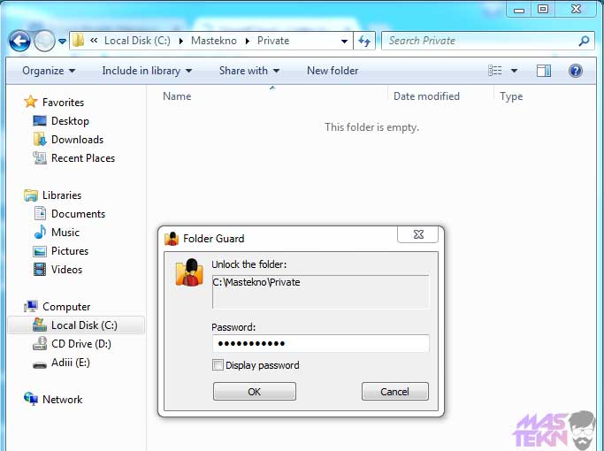 Cara Mengunci Folder pada Windows
