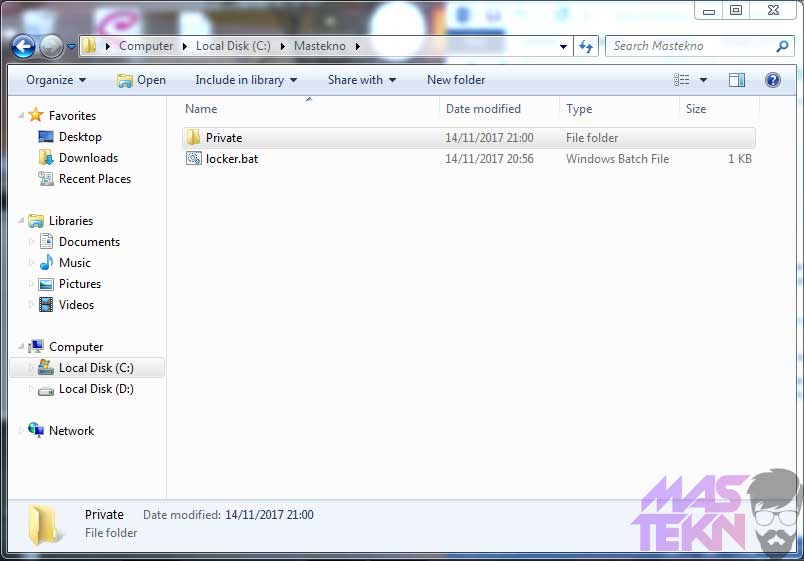 Cara Mengunci Folder pada Windows