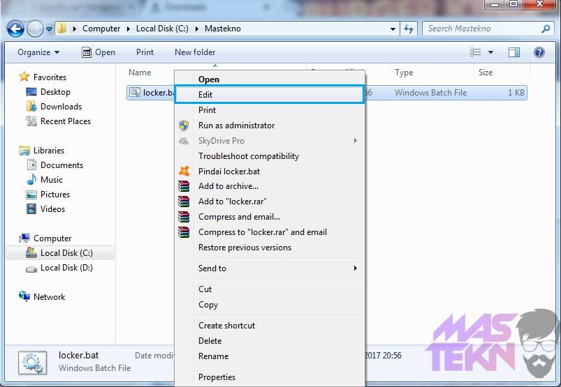 Cara Mengunci Folder pada Windows