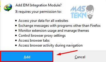 cara menyambungkan idm ke mozilla firefox agar dowload otomatis