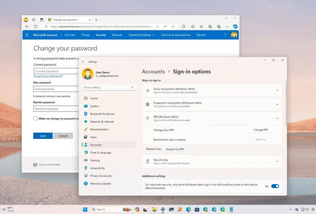 Cara Mengganti Password dan PIN Akun di Windows 11