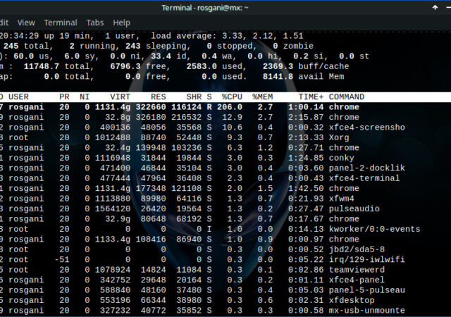 Cara menghentikan aplikasi di Linux
