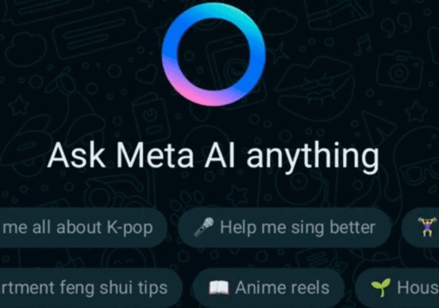 meta ai whatsapp banner