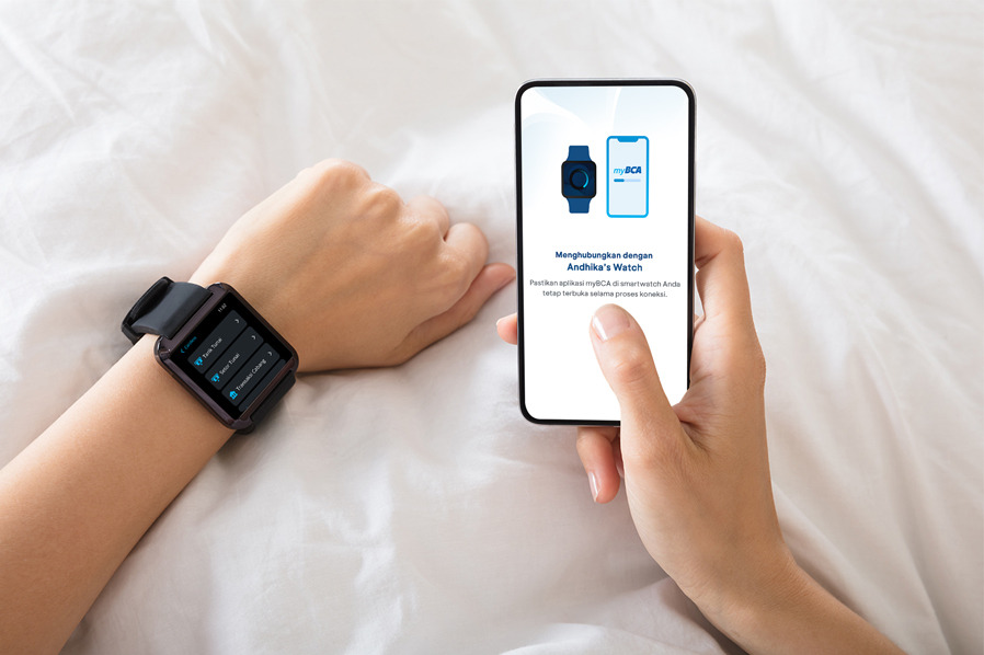 mybca on smartwatch banner