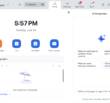 cara share screen zoom laptop hp banner