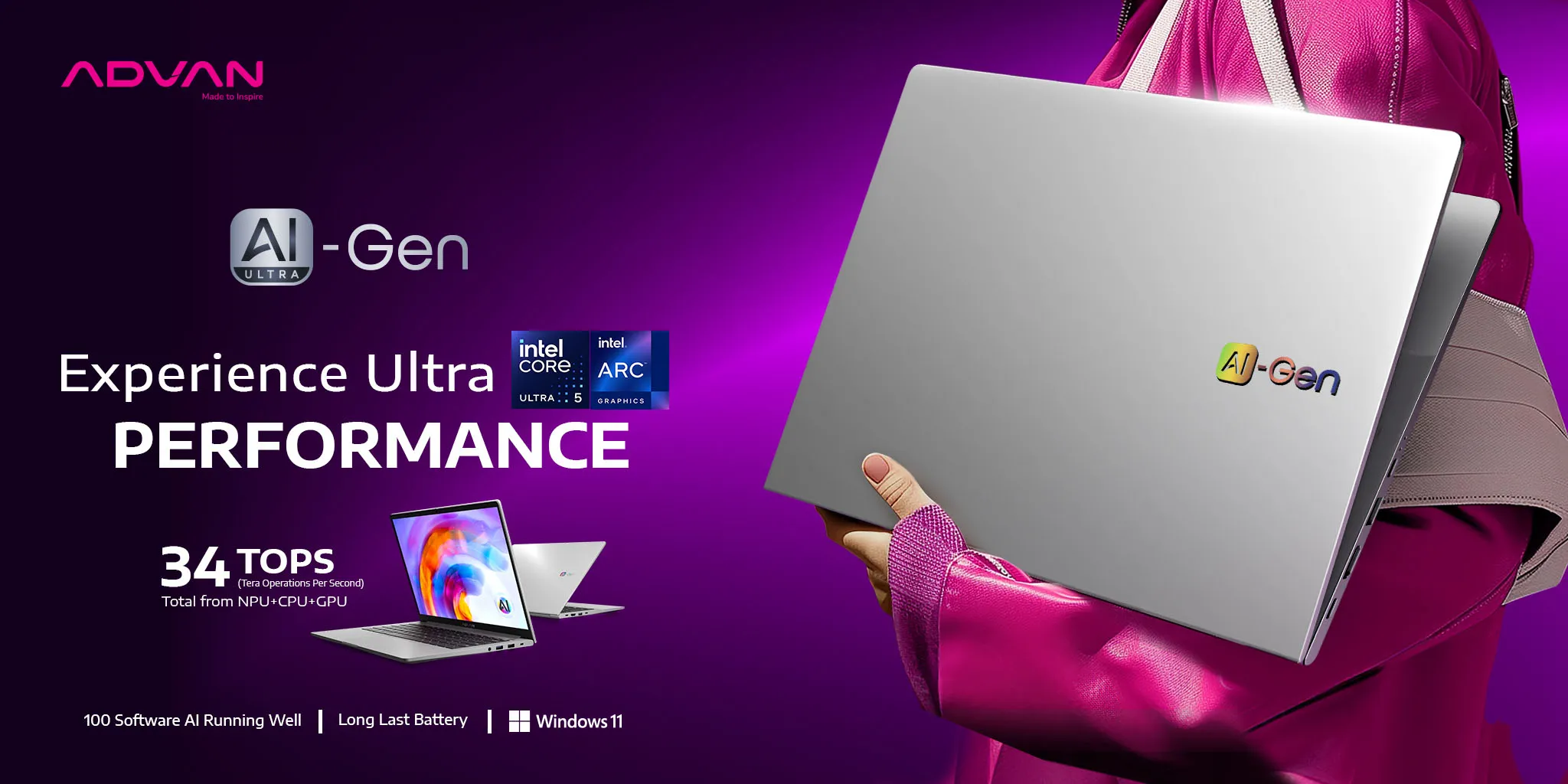 advan aigen ultra banner