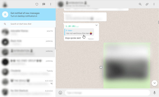 cara blur whatsapp banner